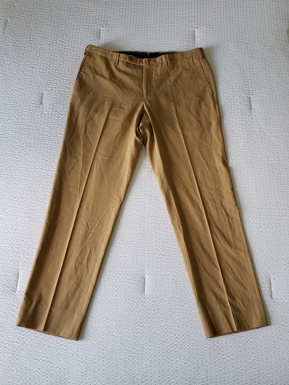INCOTEX Men's Modern Fit Pattern M Chino Pants (36x30) Beige